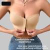 Large Size Front Button Underwear, Thin Design, Gathered Small Chest, Wrapped Around Chest, Invisible Transparent Strapless, Strapless
