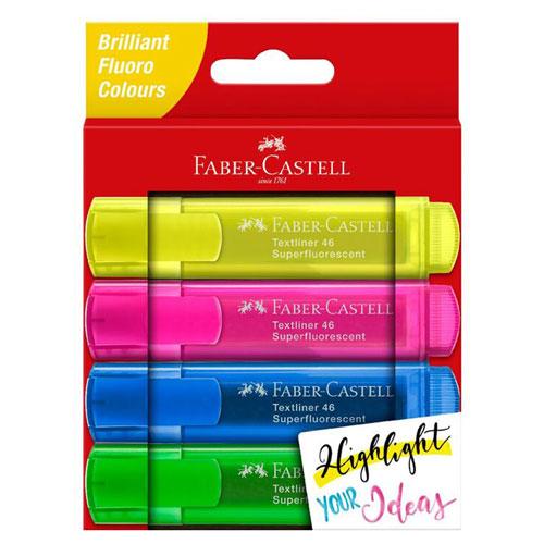Хайлайтер Faber-Castell Textliner Ice (Кошелек из 4 штук)