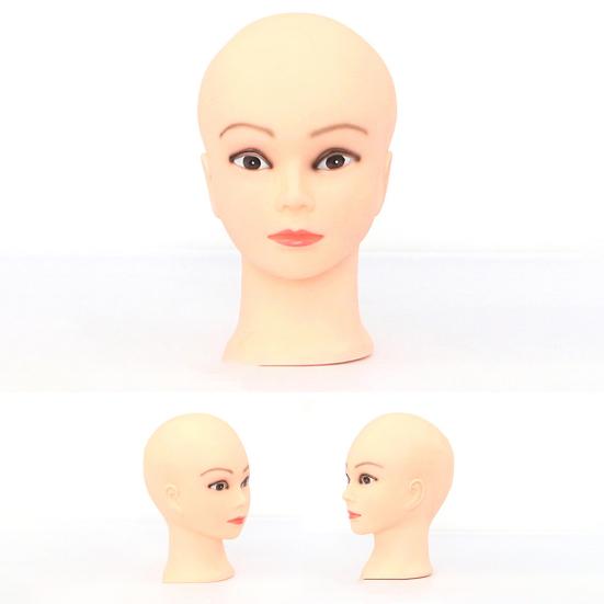 Профессиональная женская голова манекена для практики макияжа Лысая голова манекена с хорошим эффектом отображения для обучения макияжу Наращивание ресниц