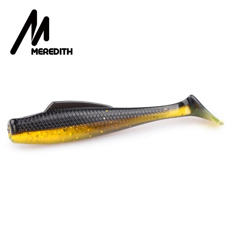 MEREDITH DieZel Minnow Fishing Lures 80mm 5.9g Fishing Soft Baits 3.15" 8pcs/lot Silicone Artificial Swim Plastic Lure Wobblers