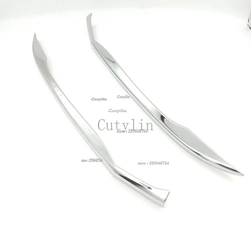 For Toyota Harrier Venza -2024 Car Front Bumper Corner Cover Trim anti-rub Lip Molding Cover Fram Styling Accessories