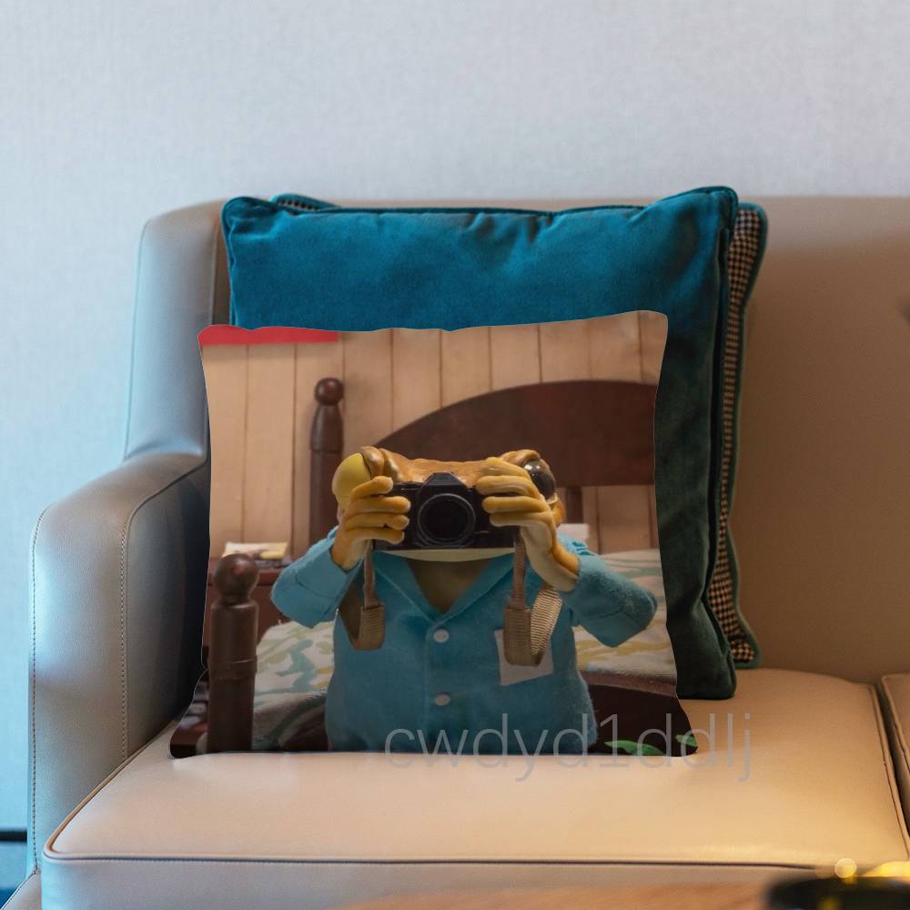 BBad Bunny Debi Tomar Mas Fotos DTMF Pillow Case Cover Square Sofa With For Pattern Comfortable Cushion suitable Of Room