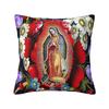 The Virgin Mary Modern Throw Pillow Covers Decoration Christian Mexico Mexican Chair Cushion