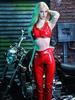 Scale Figure Motorcycle Suit for Women Sexy Beauty Red Motorcycle Clothes Leather Corset and Pants Set Head and Shoes Not [TOYBARJAPAN] 1/6 JO-21X-01C