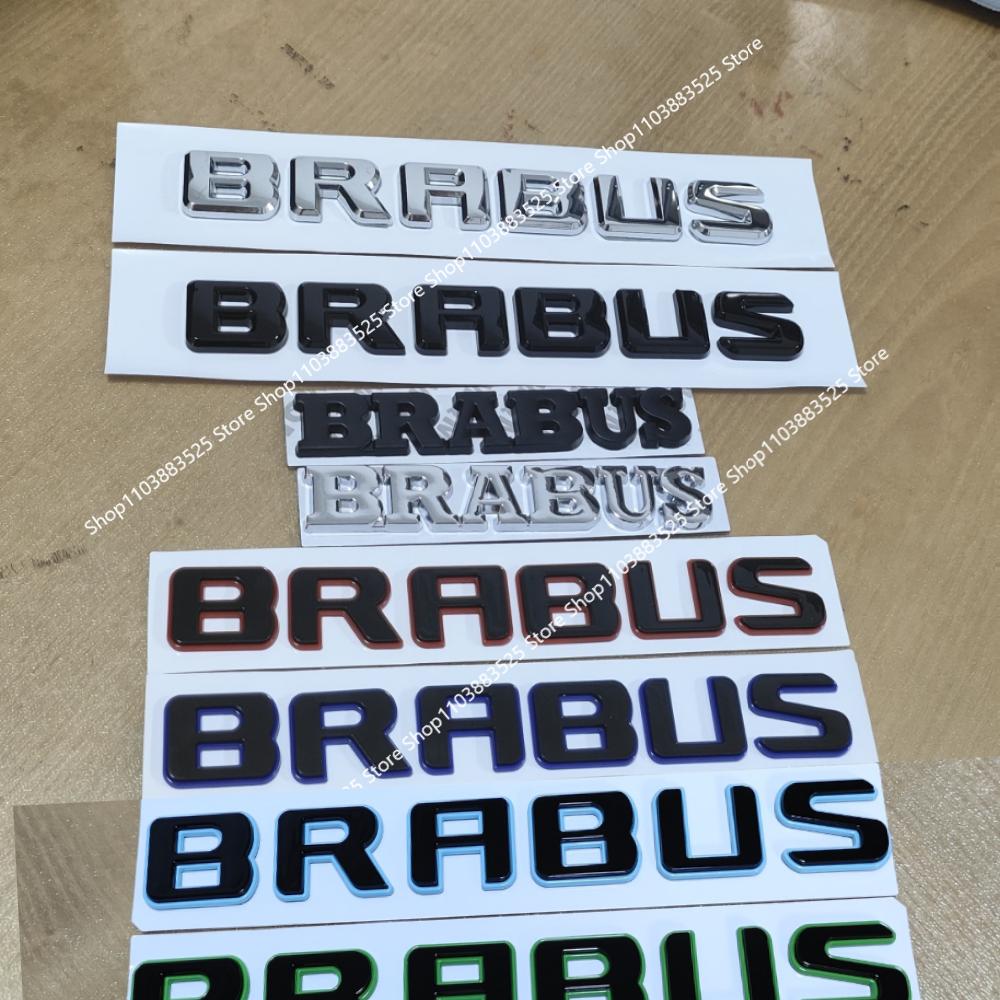 ABBE1 Car Door or Rear Trunk Emblem Badge Sticker For Brabus w212 w204 w205 w463 w464 w221 w213 w206 w253 Modified Accessories