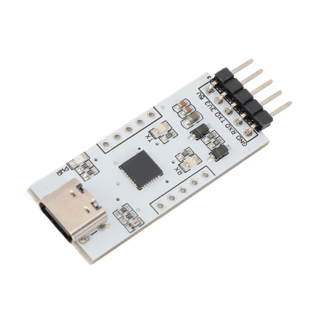 USB To TTL Serial Module PCB 300bps To 1Mbps Type C To Uart Module with Light Indicator