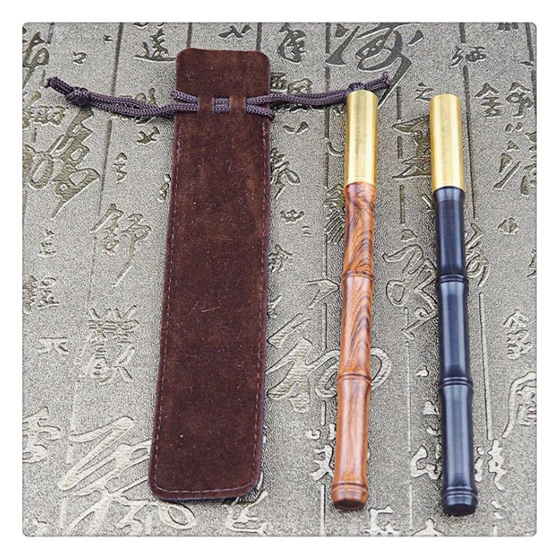 Ручка для студентов Gufengtang Sandalwood & Ebony - Имитация бамбука