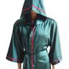 Adults Hooded Boxing Men Women Boxer Robe Breathable Knee Length Sanda Fighting Wrestle Martial
