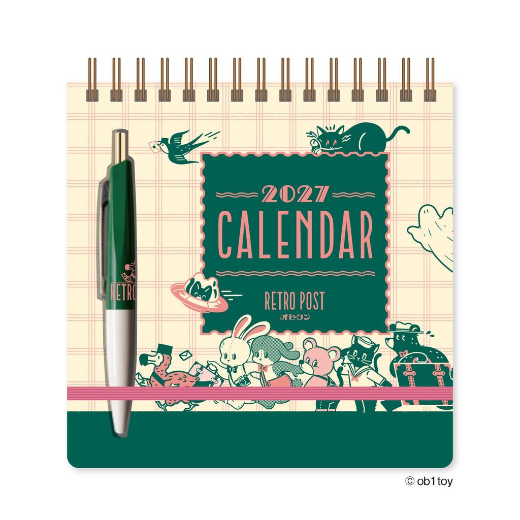 New Japan Calendar NK4290 Obi-Wan 2027 Weekly Desk Calendar