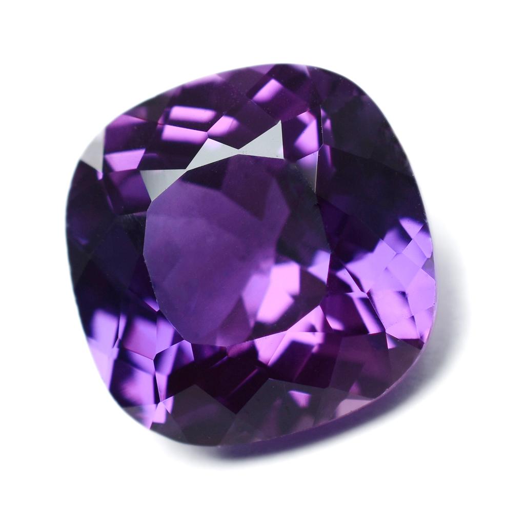 Purple Square Cushion Cut 9.60 Ct Natural Tanzanite   Loose Gemstone