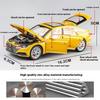 1/32 Scale Alloy Toy Car Model CC with Sound & Light, Retro Pull-Back Action - Authentic Replica for Kids & Collectors
