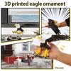 Фигурка орла, напечатанная на 3D-принтере, с подвижными суставами, модель фигурки орла, игрушка, фигурка сочлененной птицы