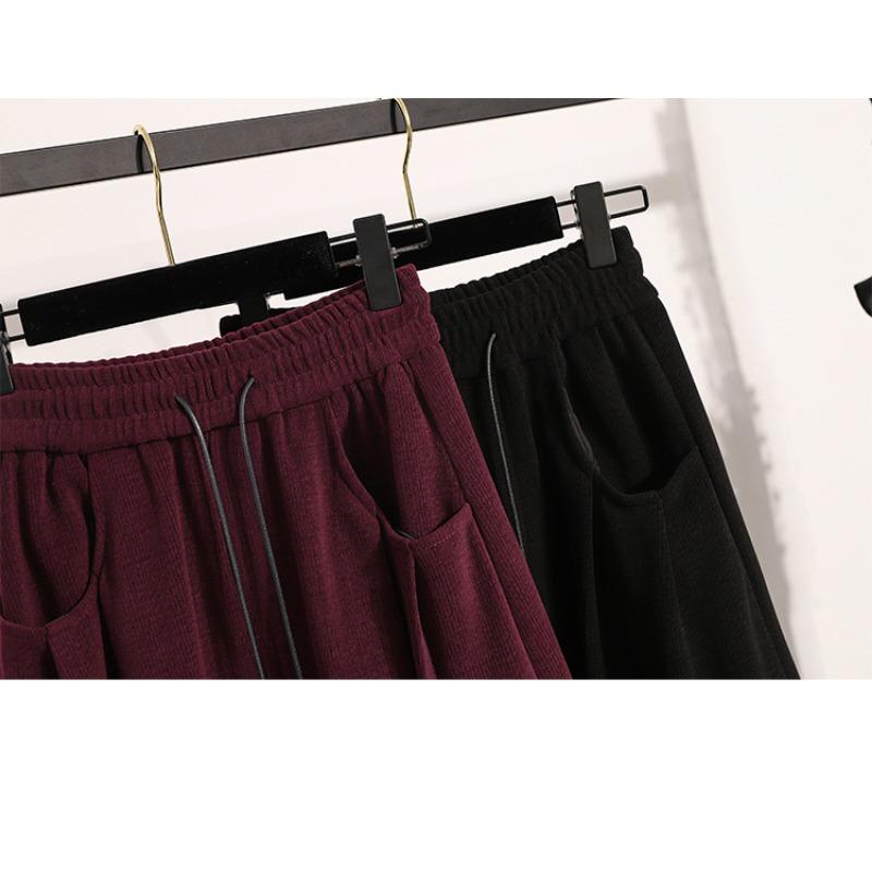 DIMANAF 2024 Осень Зима Плюс Размер Длинные Женские Юбки Однотонные А-силуэта Большие Размеры Женские Элегантные С Высокой Талией Новые Юбки