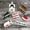 Rustic Farmhouse Wooden Signs Unique Elements 7pcs Xmas Tiered Tray Decor Set Suitable for Home Holiday Party