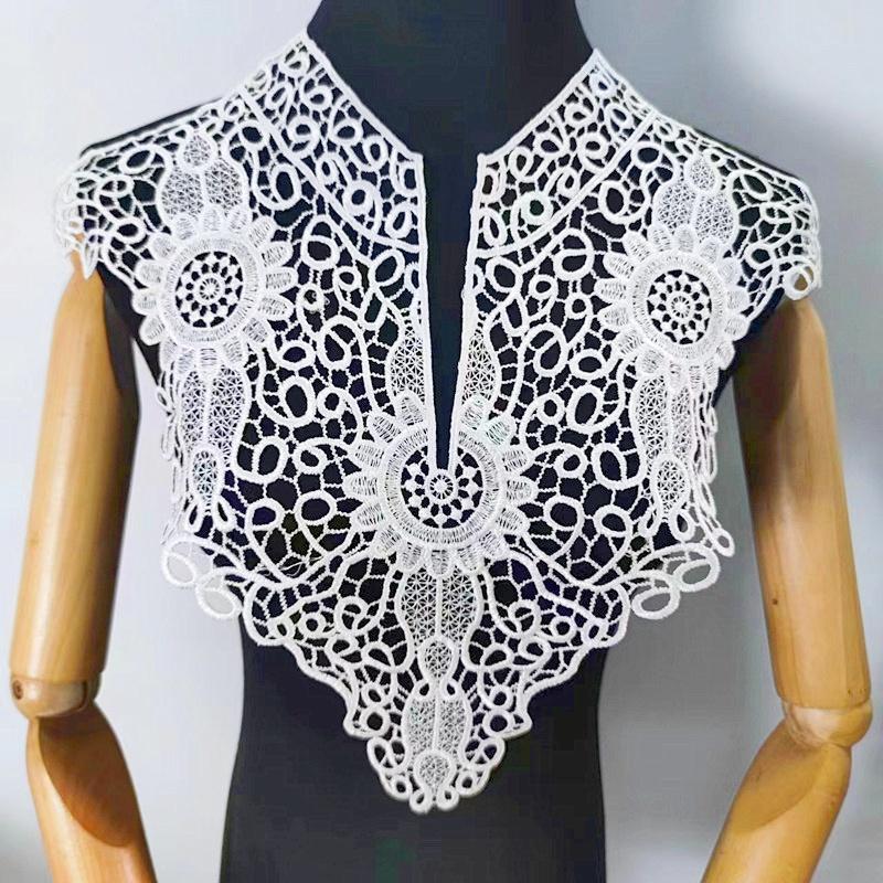 Кружевной ворот, декор для платья