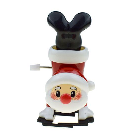 Мини Рождественская заводная игрушка Медведь/Санта Клаус/Снеговик/Олень Заводная игрушка из пластика Бегающие Прыгающие Движущиеся Фигурки для Рождественских Вечеринок