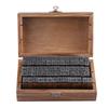 70 Pcs Stamps Set Comfortable Touch Anti Slip Letters Numbers Wooden Stamp Kit for DIY Craft Card