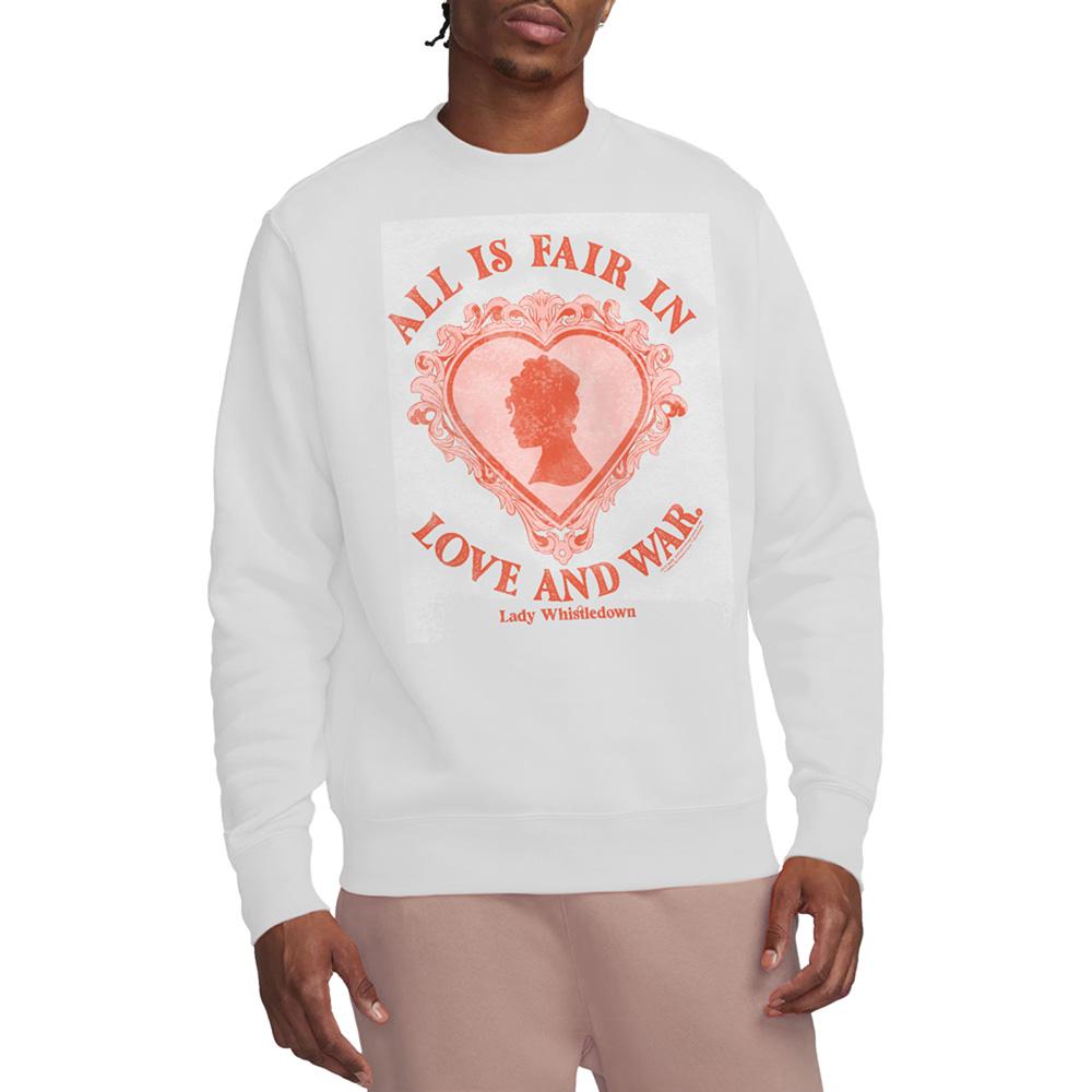 Bridgerton Unisex Adult Love And War Lady Whistledown Sweatshirt