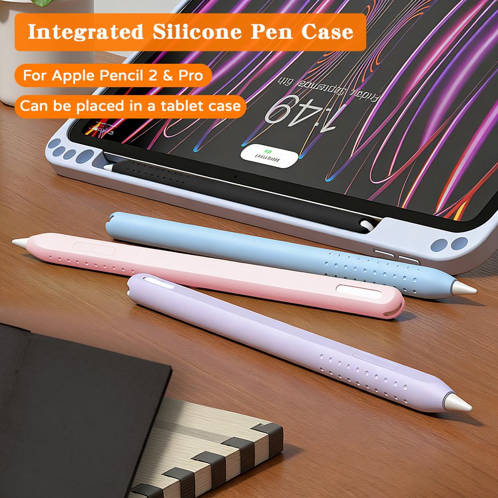 Силиконовый защитный чехол для стилуса Pencil Pro Чехол для Pencil 2 2-го поколения USB-C Чехол для стилуса Аксессуары для планшета