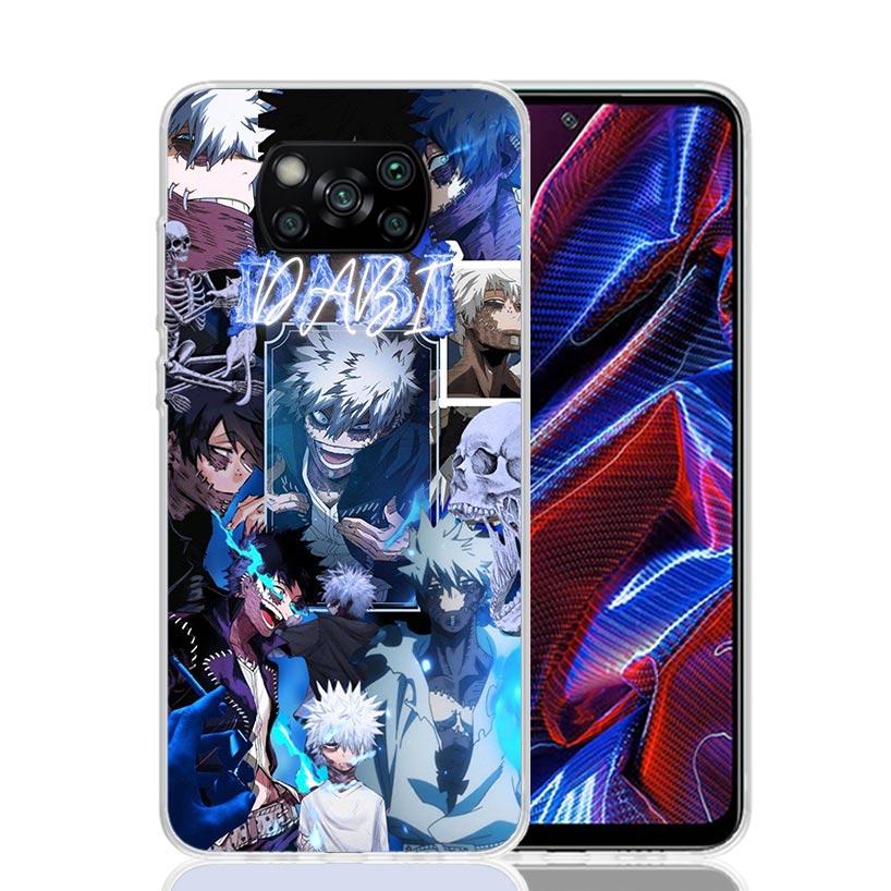 Чехол для телефона Dabi MHA My Hero A-Academy для Xiaomi Poco X7 X6 X5 Pro F7 Ultra Redmi 15C 15 13 13C 12 12C 10 10A 10C 9 9A 9C 9T Cov