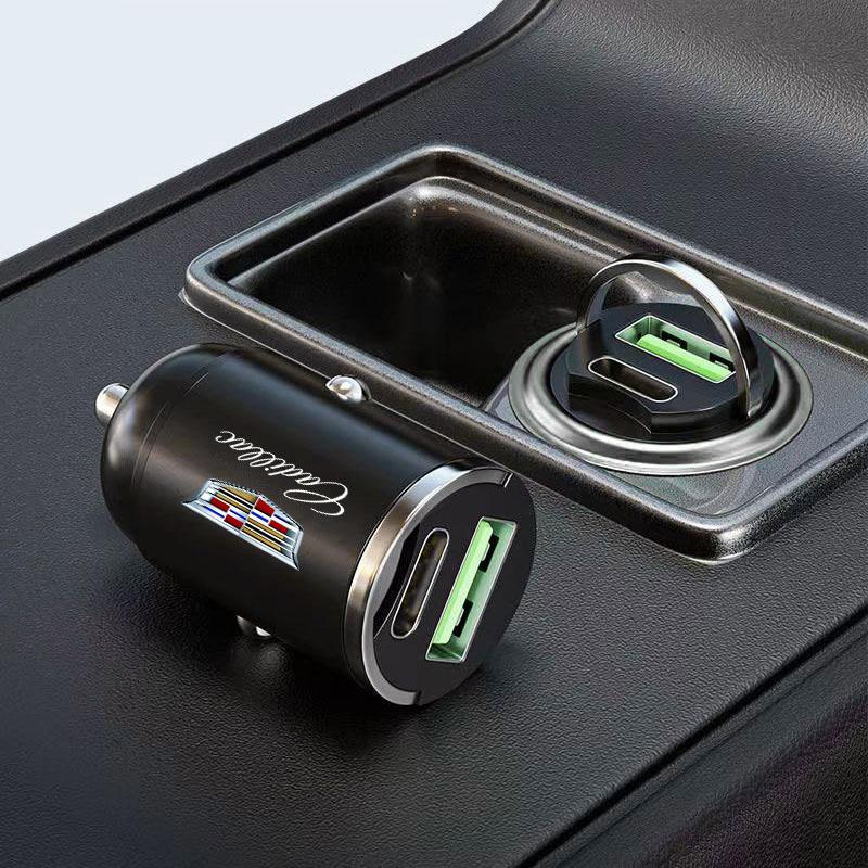 Автомобильное быстрое зарядное устройство USB Type-C Адаптер для зарядки Аксессуары Для Cadillac XT5 XTS CTS BLS SLS DTS SRX Escalade Tiburon Deville