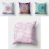 Elegant Boho Mandala Flower Square Cushion Cover For Stylish Home And Car Decoration