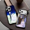 Чехол для телефона L-Love T-Through a P-Prism для iPhone17,16,15,14,13,12,11 Plus,Pro Max Черный Candy Посеребренная крышка