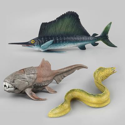 Моделирование подводной морской рыбы, модель украшения, мурена, морская жизнь, фигурки животных, обучение