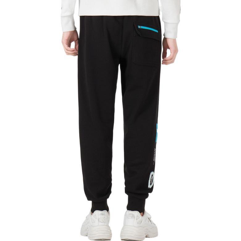 Puma Мужские вязаные спортивные штаны Черные Умеренно манжетные Штаны 536088-01