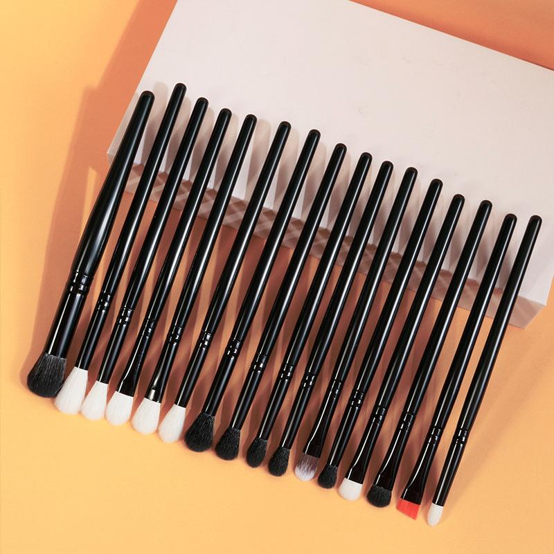Кисть для тональной основы, рассыпчатая кисть для пудры, кисть для теней для век, 24 шт., профессиональная высококачественная черная мягкая кисть для макияжа, инструмент для макияжа, набор кистей для макияжа