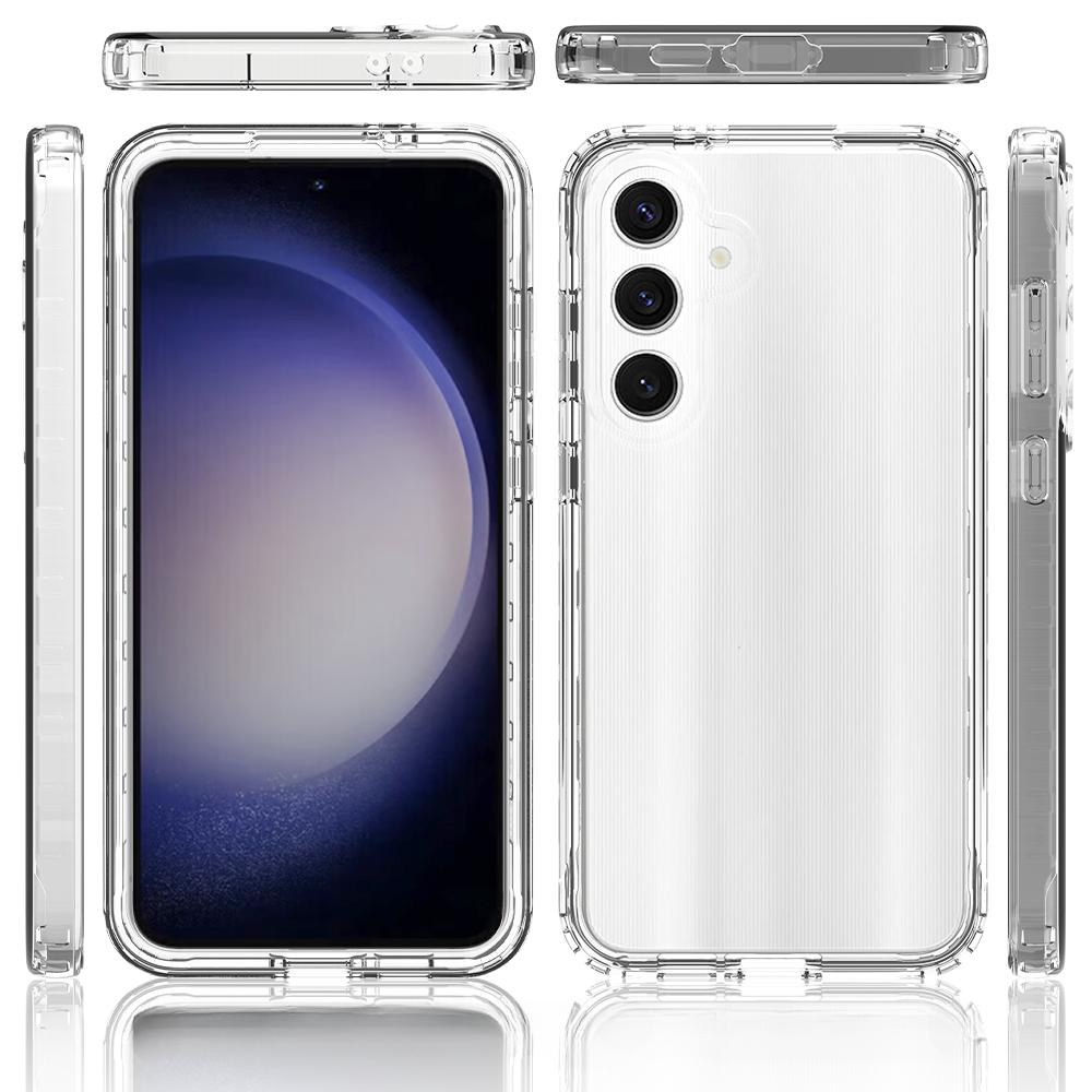 Прозрачный мягкий ТПУ защитный чехол для Samsung Galaxy S25 Plus S24 FE S23 S22 S21 Ultra A56 A36 A16 5G A55 A35 A15 A54 A14 A34 чехол