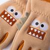 Windproof Student Wrist Gloves Cartoon Children Cycling Gloves Full Fingers Gloves  Autumn Winter
