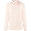 PORTS Women's Autumn Mulberry Silk Scarf Collar Top LM9B034KWT013