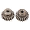 2Pcs RC Motor Gear Set Easy To Install M0.6 20T Steel Pinion Motor Gears for 112 116 Remote