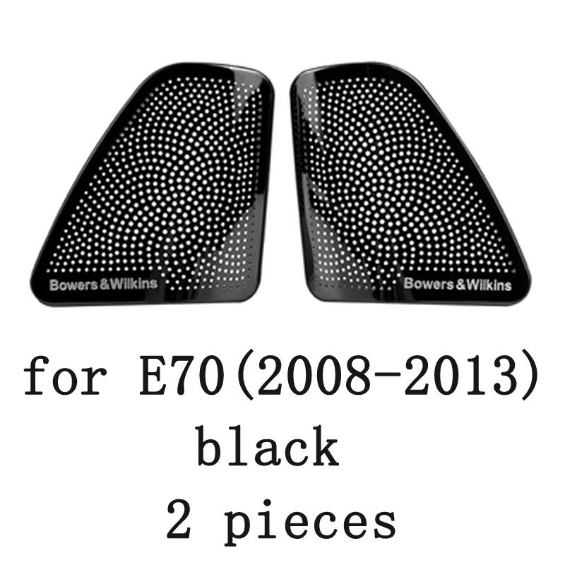 Автомобильный стереодинамик с левым рулем и правым рулем, наклейка на дверь, чехол для BMW X5 E70 F15 2008-2018, отделка из нержавеющей стали, автостайлинг, авто