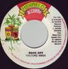 Пластинка 7 дюймов KULCHA KNOX Back Off NONE Henfield Record 2003 Ямайка Регги Ска Даб Б/у