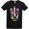 Высокая прочность Персонаж Undertale, полный решимости Унисекс Хлопковая футболка с коротким рукавом Черная