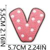 Animated Kitten Embroidery Cloth Sticker, Clothes Bag Decoration, Puppy Letter Computer Embroidery Label, English Letter Patch Sticker