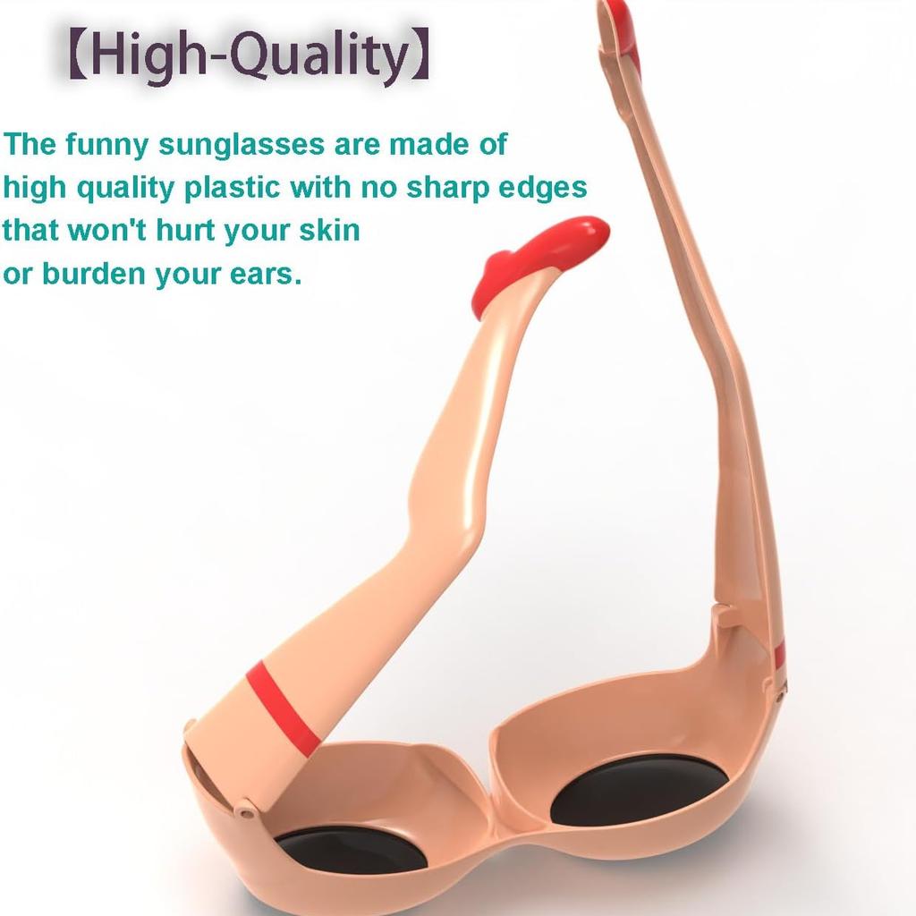 Безумные очки для вечеринок-СЕКСУАЛЬНЫЕ ТЕНИ: Забавные солнцезащитные очки для вечеринки - Ослепительные дизайны ножек и бедер выделяются!