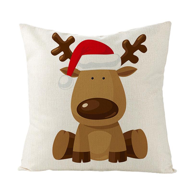 Главная Рождественская декоративная наволочка для спальни, гостиной, дивана, наволочка с изображением Санта-Клауса, лося, гнома