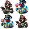 Resin City Hero Rubber Ducks, Police Fireman Resin Duck, Novelty Policemen Firefighter Duck Ornaments for Gifts Home Bedroom Decor