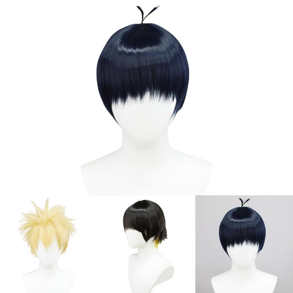 Blue Lock Cosplay Wig Heat Resistant Anime Football Character Hairpiece