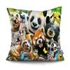 Наволочка для домашнего декора с милыми животными, пляжная забавная собака, наволочка для автомобиля, дивана, домашний декор, наволочка, полиэстеровая подушка
