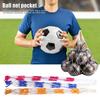 Очень большая сетчатая сумка для мячей, сумка для футбольных мячей с завязками, прочный спортивный сетчатый мешок, сумка для хранения мячей для футбола, баскетбола, волейбола, спортивного инвентаря