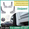 Painted For BMW X3 2017 G01 Accessories 2018-2024 4PCS Front Muds Splash Guards Rear Muds MudFlaps Fender Flares Car Accessories