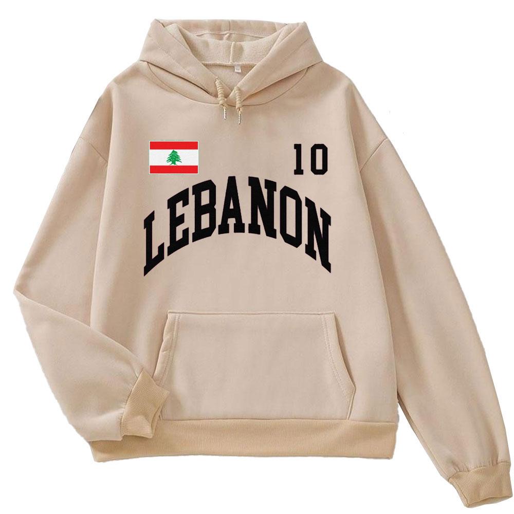 Это Не Моя ДНК Флаг Ливана Карта Мужская Толстовка с Длинным Рукавом Осень/Зима 2024 Графический Принт Карты Ливана Осенняя Толстовка