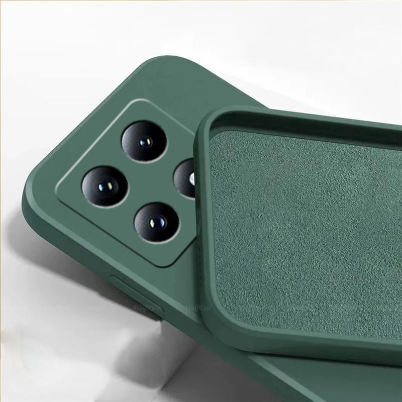 Для Xiaomi 14T чехол Xiaomi Mi 14T 14 T Pro Capas бампер ударопрочный TPU мягкий жидкий силиконовый Fundas Xiaomi 14T Pro