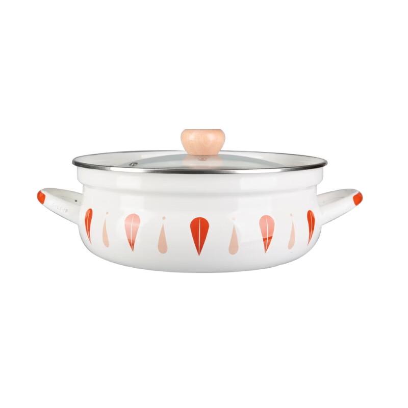 Эмалированная суповая кастрюля Shuke 24,8 см