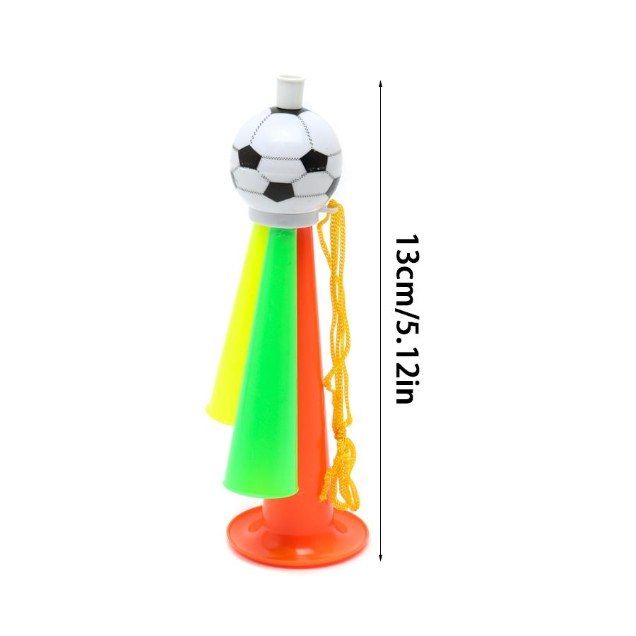 5/10pcs Football Horn Cheering Prop Atmosphere Supplies for Sports Meeting Ball Game Party Festival Cheerleading Fans XJM
