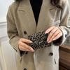 Корейский стиль Леопардовый короткий кошелек из ПУ кожи Кошелек для монет Портативная конверт-клатч Сумка Подарок